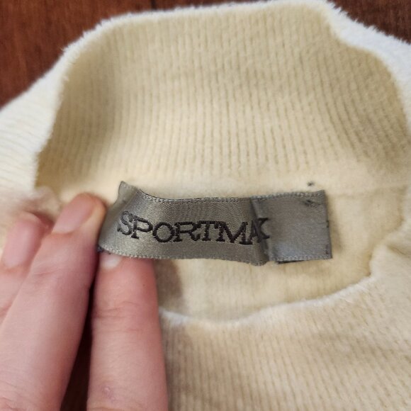 Sportmax women's beige long sleeve sweater - Picture 2 of 7